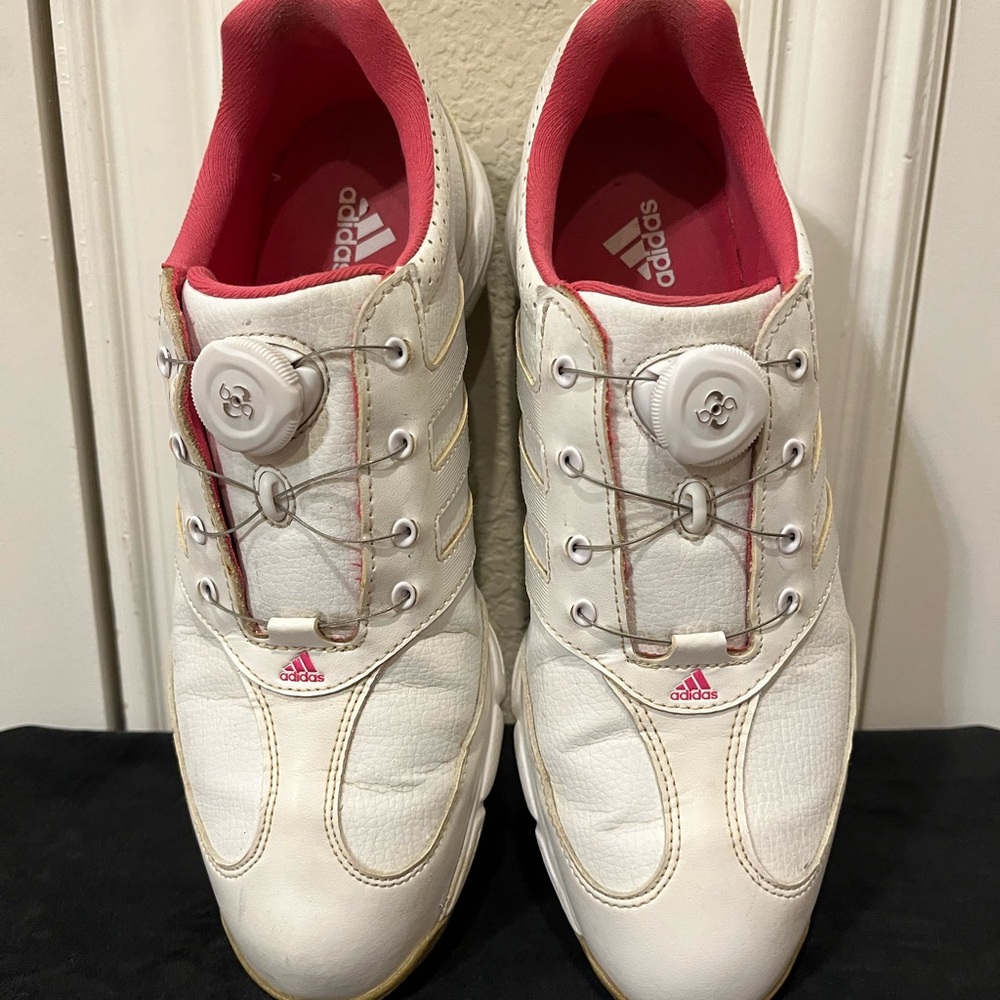 WOMEN’S ADIDAS RESPONSE BOUNCE SPIKED BOA GOLF SHOE – SZ 8 1/2